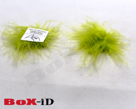 Feathersticker +/- 10cm  apple green